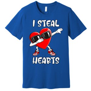 Valentines Day Gift Love Dabbing Heart Meaningful Gift Premium T-Shirt