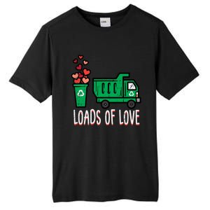 Valentines Day Garbage Truck Loads Of Love Gift Tall Fusion ChromaSoft Performance T-Shirt