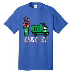 Valentines Day Garbage Truck Loads Of Love Gift Tall T-Shirt