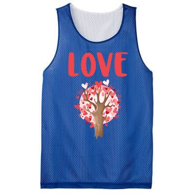 Valentines Day Gift Love Tree Heart Valentines Funny Gift Mesh Reversible Basketball Jersey Tank