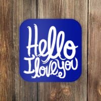 Valentine's Day Gift Meaningful Gift Hello I Love You Gift Coaster