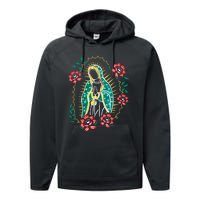 Virgen De Guadalupe Performance Fleece Hoodie