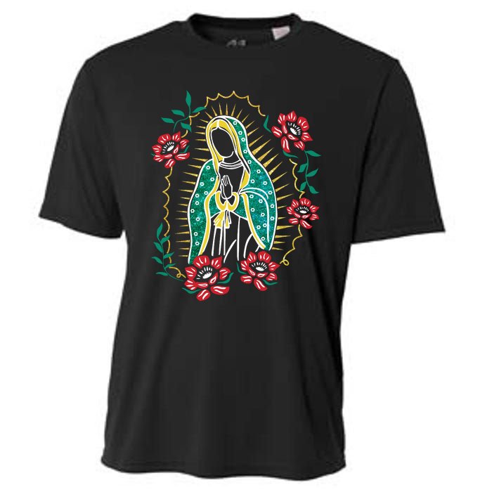 Virgen De Guadalupe Cooling Performance Crew T-Shirt