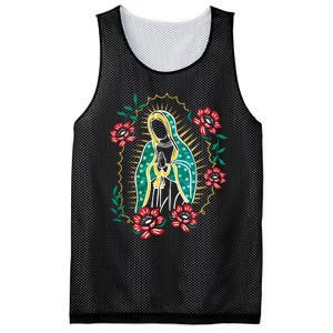 Virgen De Guadalupe Mesh Reversible Basketball Jersey Tank