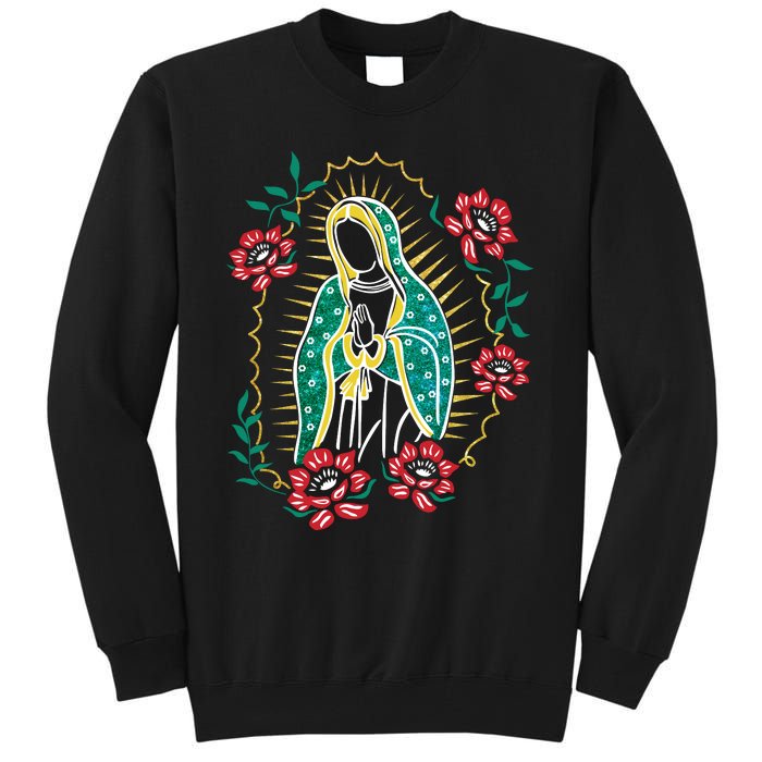 Virgen De Guadalupe Tall Sweatshirt