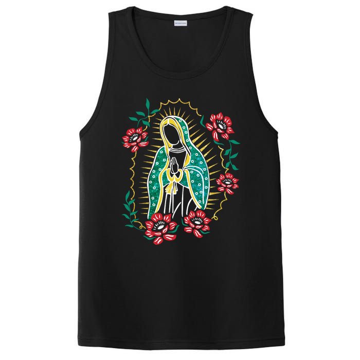 Virgen De Guadalupe PosiCharge Competitor Tank