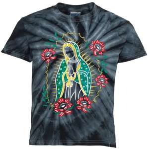 Virgen De Guadalupe Kids Tie-Dye T-Shirt