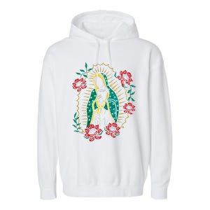 Virgen De Guadalupe Garment-Dyed Fleece Hoodie