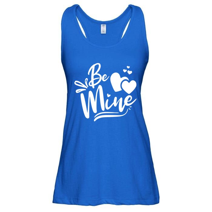 Valentine's Day Graphic Be Mine Hearts Cute Gift Ladies Essential Flowy Tank