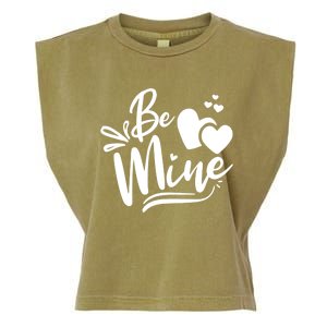 Valentine's Day Graphic Be Mine Hearts Cute Gift Garment-Dyed Women's Muscle Tee