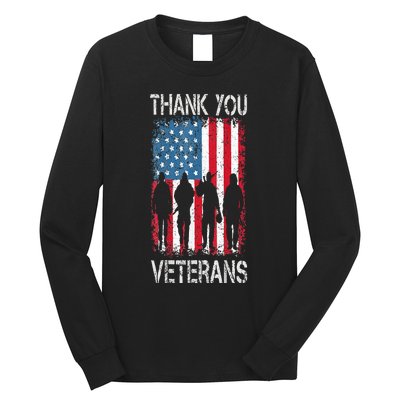 Veterans Day Gifts Thank You Veterans Proud Long Sleeve Shirt