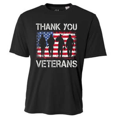 Veterans Day Gifts Thank You Veterans Proud Cooling Performance Crew T-Shirt