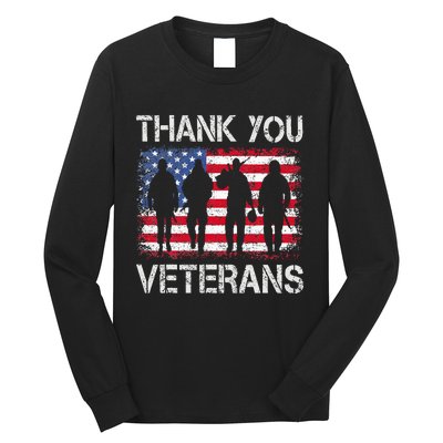 Veterans Day Gifts Thank You Veterans Proud Long Sleeve Shirt