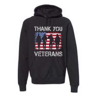 Veterans Day Gifts Thank You Veterans Proud Premium Hoodie