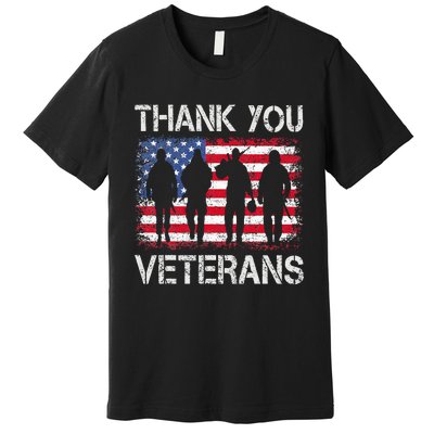 Veterans Day Gifts Thank You Veterans Proud Premium T-Shirt