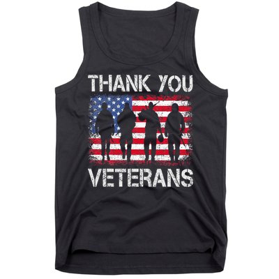 Veterans Day Gifts Thank You Veterans Proud Tank Top