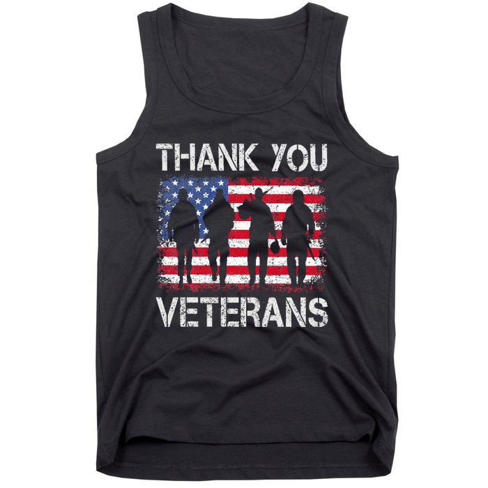 Veterans Day Gifts Thank You Veterans Proud Tank Top