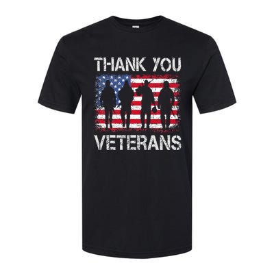 Veterans Day Gifts Thank You Veterans Proud Softstyle CVC T-Shirt