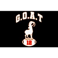 Vintage Distressed Goat 12 Football Bumper Sticker