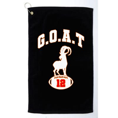 Vintage Distressed Goat 12 Football Platinum Collection Golf Towel