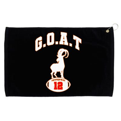 Vintage Distressed Goat 12 Football Grommeted Golf Towel