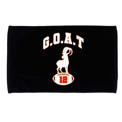 Vintage Distressed Goat 12 Football Microfiber Hand Towel