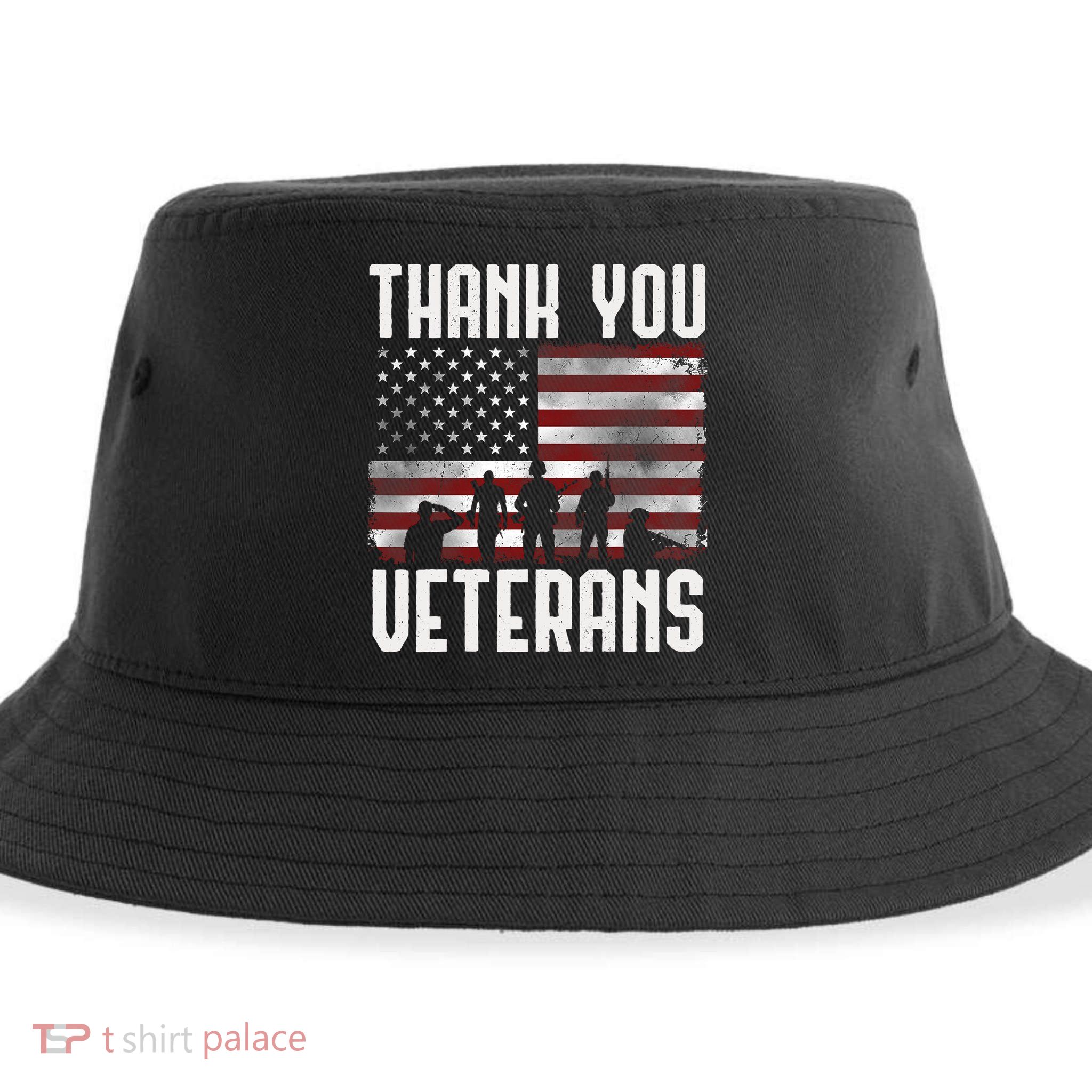 Veterans Day Gifts Thank You Veterans Proud Sustainable Bucket Hat