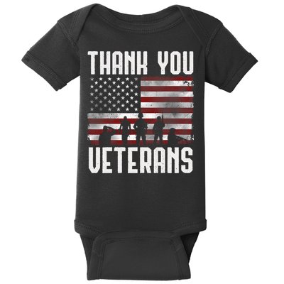 Veterans Day Gifts Thank You Veterans Proud Baby Bodysuit