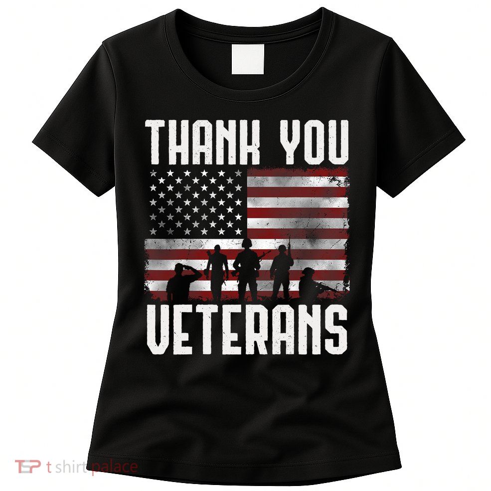 Veterans Day Gifts Thank You Veterans Proud Womens T-Shirt