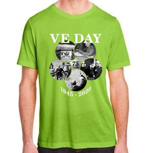 Ve Day Gift 75th Anniversary (5) Funny Gift Adult ChromaSoft Performance T-Shirt