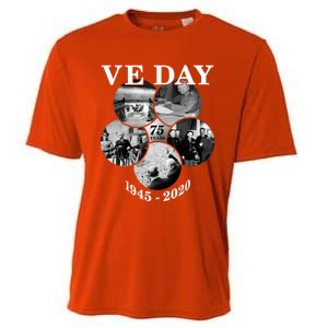 Ve Day Gift 75th Anniversary (5) Funny Gift Cooling Performance Crew T-Shirt