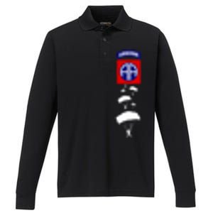 Veteran Day Gift Performance Long Sleeve Polo