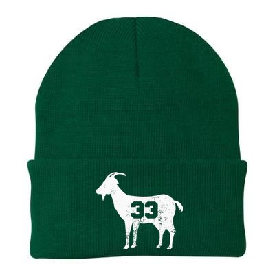 Vintage Distressed GOAT 33 Apparel Knit Cap Winter Beanie