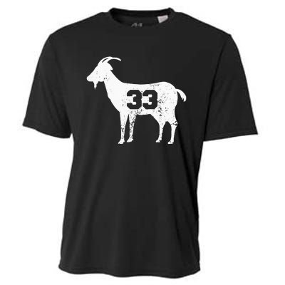 Vintage Distressed GOAT 33 Apparel Cooling Performance Crew T-Shirt