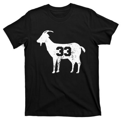 Vintage Distressed GOAT 33 Apparel T-Shirt