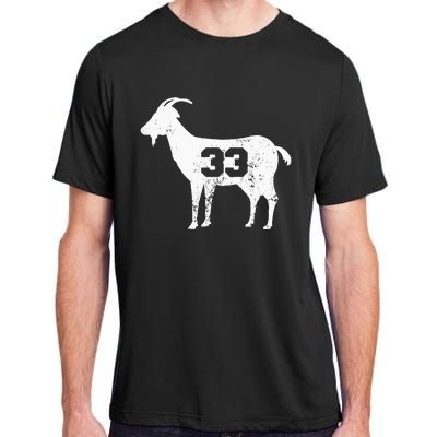 Vintage Distressed GOAT 33 Apparel Adult ChromaSoft Performance T-Shirt