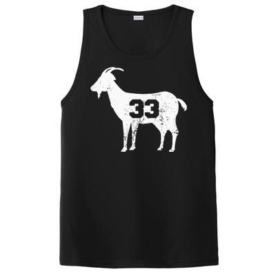 Vintage Distressed GOAT 33 Apparel PosiCharge Competitor Tank