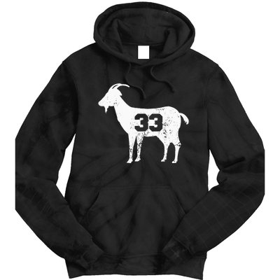 Vintage Distressed GOAT 33 Apparel Tie Dye Hoodie