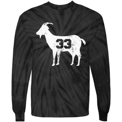 Vintage Distressed GOAT 33 Apparel Tie-Dye Long Sleeve Shirt