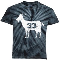 Vintage Distressed GOAT 33 Apparel Kids Tie-Dye T-Shirt