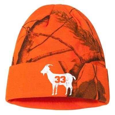 Vintage Distressed GOAT 33 Apparel Kati Licensed 12" Camo Beanie