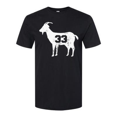 Vintage Distressed GOAT 33 Apparel Softstyle CVC T-Shirt