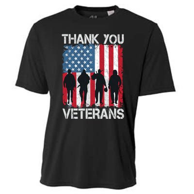 Veterans Day Gifts Thank You Veterans Cooling Performance Crew T-Shirt