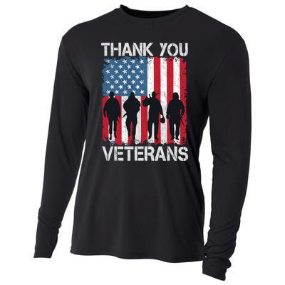 Veterans Day Gifts Thank You Veterans Cooling Performance Long Sleeve Crew