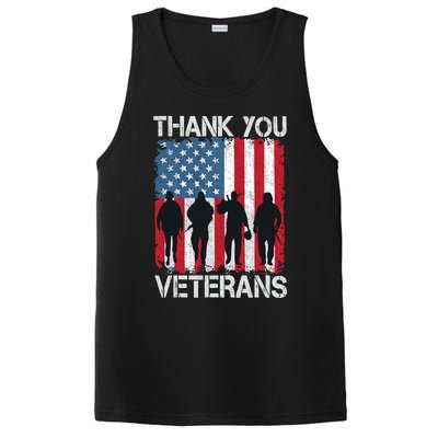 Veterans Day Gifts Thank You Veterans PosiCharge Competitor Tank