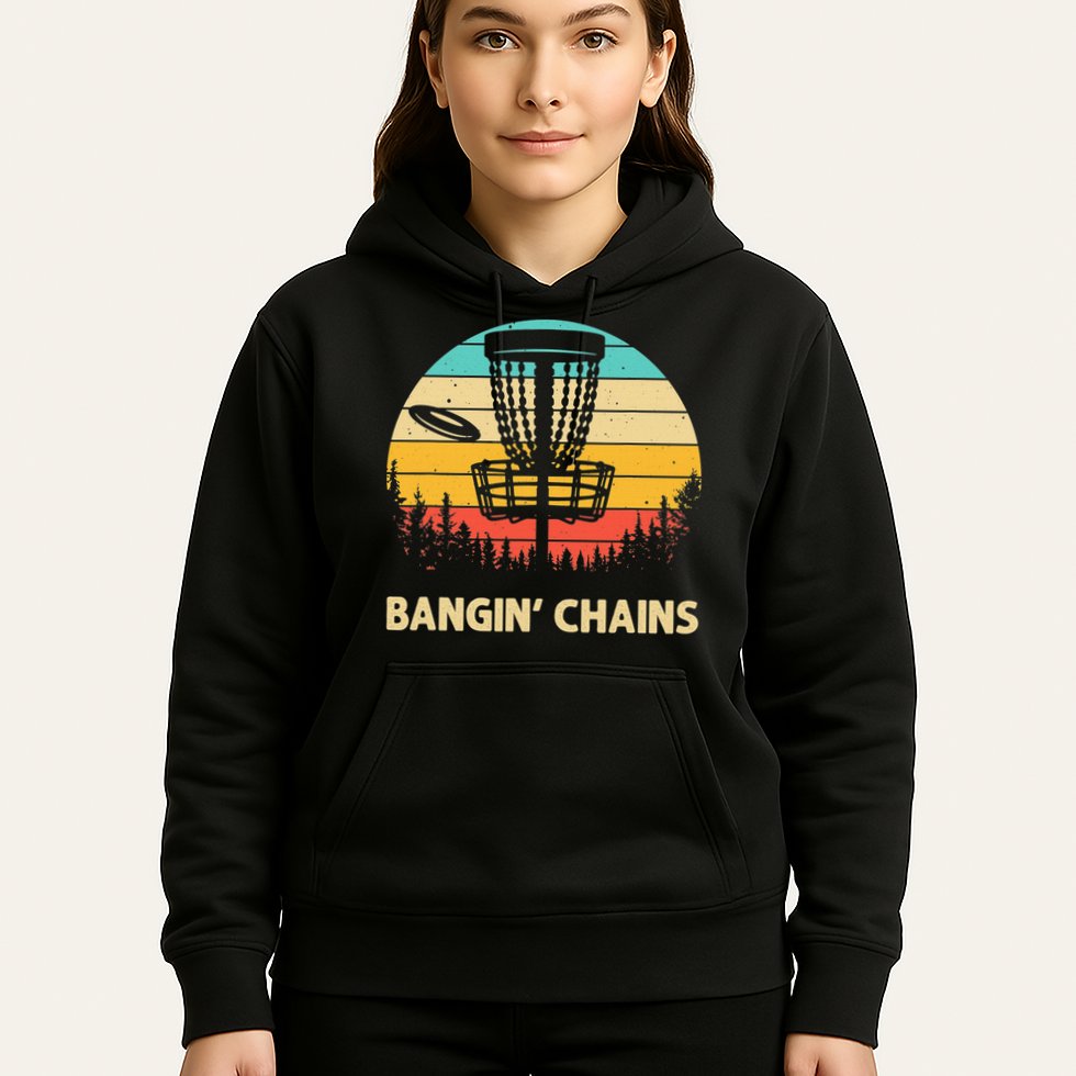 Vintage Disc Golf Basket Tree Funny Stupid Tree Frisbee Hoodie