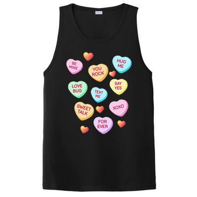 Valentine's Day Heart Candy Design For Woman & Tank Top PosiCharge Competitor Tank