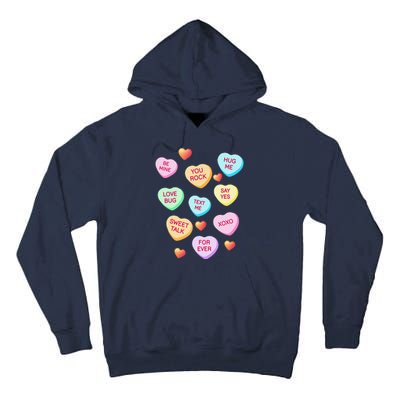 Valentine's Day Heart Candy Design For Woman & Tank Top Tall Hoodie