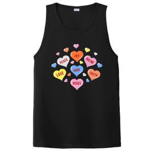 Valentine's Day Heart Candys PosiCharge Competitor Tank