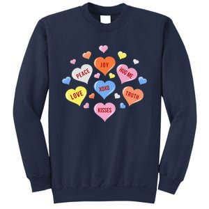 Valentine's Day Heart Candys Sweatshirt